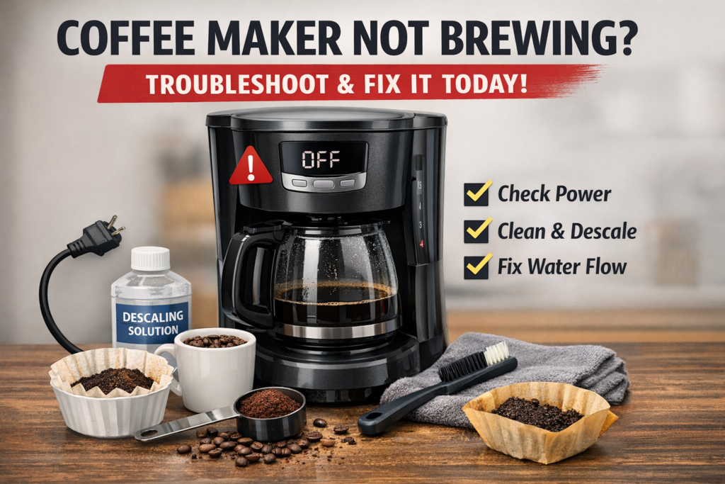 Why Is My Coffee Maker Not Brewing? (Easy Fixes That Work)