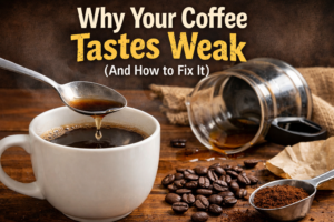 Why Your Coffee Tastes Weak (And How to Fix It)